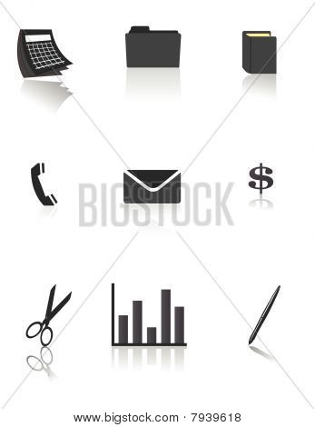 비즈니스와 오피스 아이콘 / 벡터