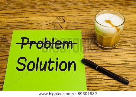 Business Concept Problem Solution Green Paper