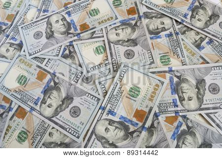 Background of american dollars bills