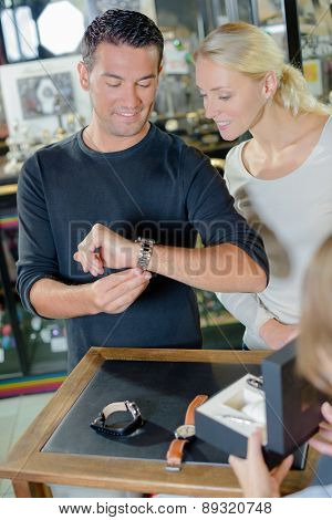 Picking out a watch