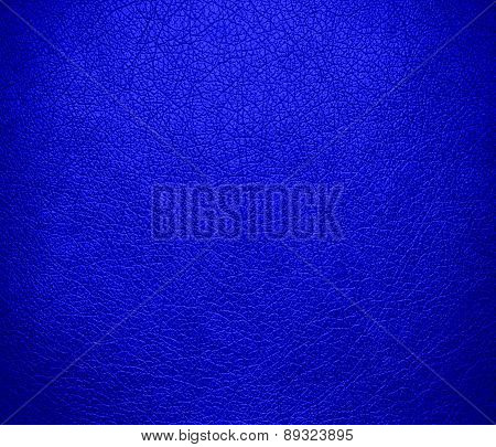 Blue (RYB) color leather texture background