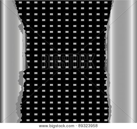 Black metal texture background