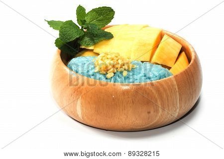 Thai Mango Sticky Sweet Rice Dessert