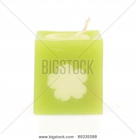 Candles Isolated On White Background