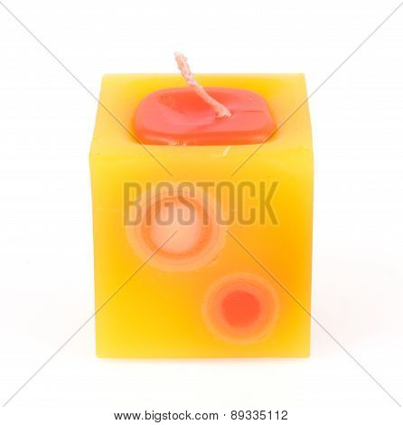 Candles Isolated On White Background