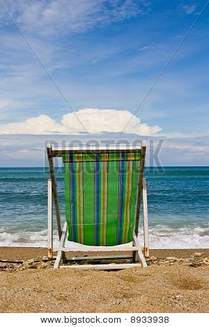 stol på stranden