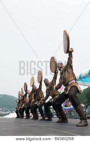 Concert Of Koryak National Dance Ensemble Mengo. Kamchatka, Russia
