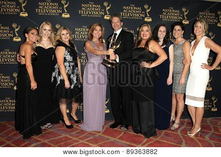 LOS ANGELES - APR 24: Marilyn Milian, David Scott at The 42nd Daytime Creative Arts Emmy Awards Gala at the Universal Hilton Hotel on April 24, 2015 in Los Angeles, California
