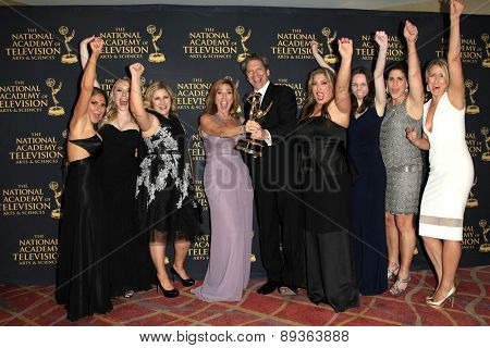 LOS ANGELES - APR 24: Marilyn Milian, David Scott at The 42nd Daytime Creative Arts Emmy Awards Gala at the Universal Hilton Hotel on April 24, 2015 in Los Angeles, California