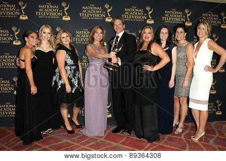 LOS ANGELES - APR 24: Marilyn Milian, David Scott at The 42nd Daytime Creative Arts Emmy Awards Gala at the Universal Hilton Hotel on April 24, 2015 in Los Angeles, California