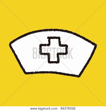 Nurse Hat Doodle Drawing