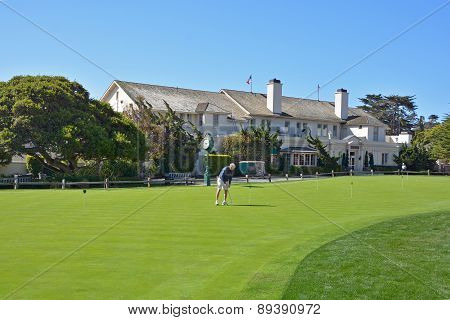 golf course of Pebble Beach