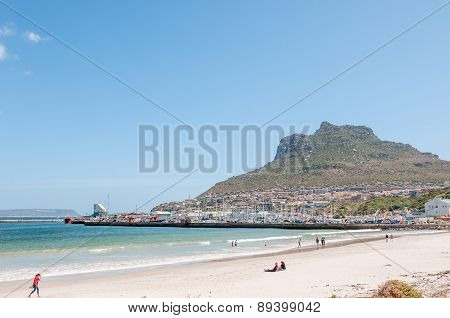 Hout Bay Harbor And Part Of The Town