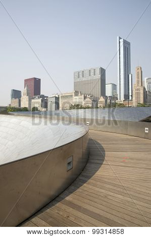 BP walkway in Chicago