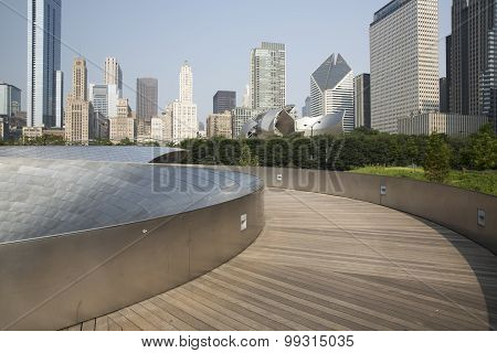 BP walkway in Chicago