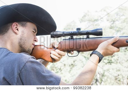 Man With Rifle