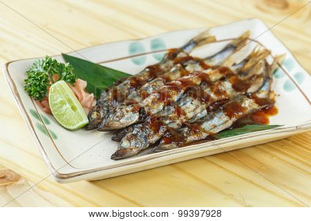 Traditional Japanese Food, Shishamo Yaki