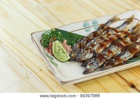Traditional Japanese Food, Shishamo Yaki