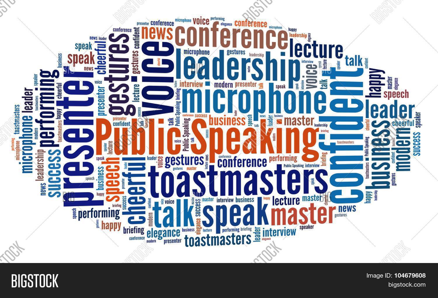 Public Speaking Word Image & Photo (Free Trial) Bigstock