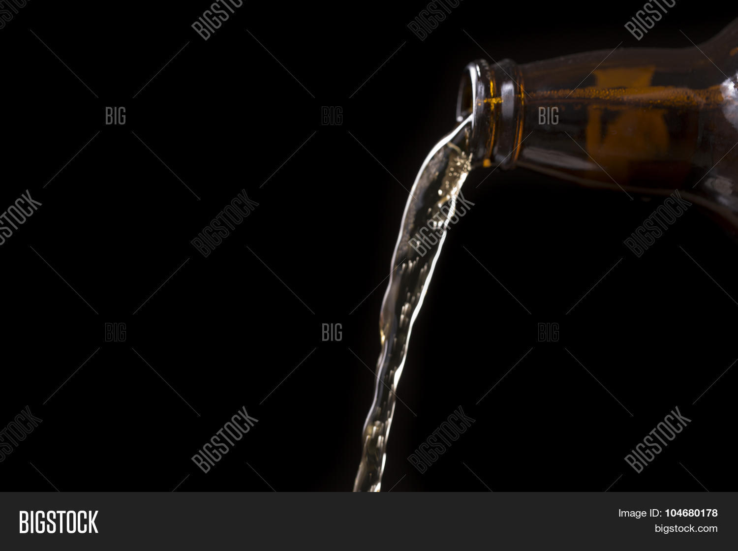 Beer Pouring Bottle Image & Photo (Free Trial) Bigstock