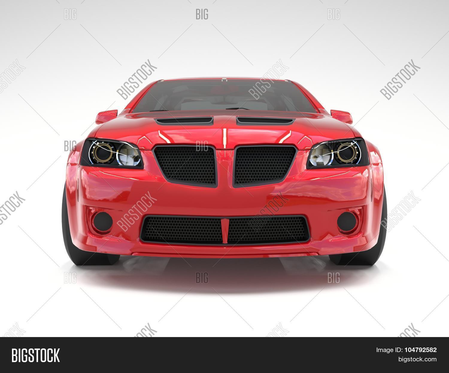 Sports Car Front View Image & Photo (Free Trial) | Bigstock