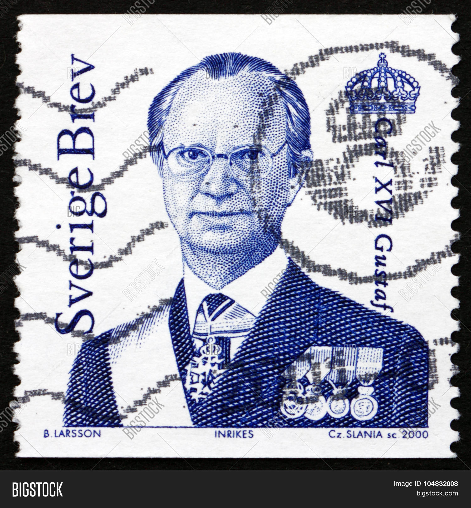 Postage Stamp Sweden Image & Photo (Free Trial) Bigstock