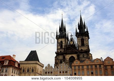 Church of Our Lady before Tyn (The Church of Mother of God before Tyn) Prague, Czech Republic