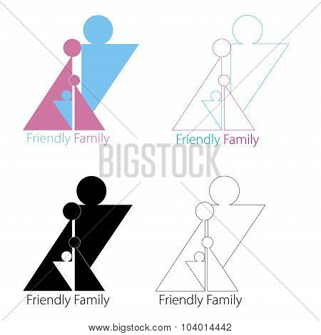 family of 4 person