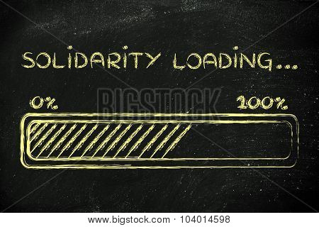 Solidarity Loading, Progess Bar Illustration