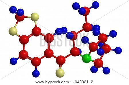 Molecular Structure Of Methylenedioxypyrovalerone (mdpv)