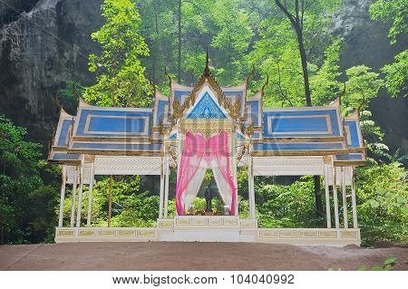 Exterior of the pavillon in Phraya Nakorn Khao Sam Roi Yot, Thailand.
