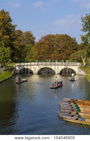Trinity Bridge In Cambridge