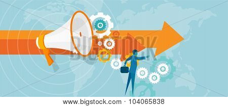 leader leadership in business concept team work vision visionary for success businessman  lead