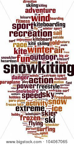 Snowkiting Word Cloud