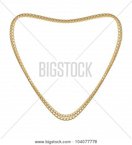 Jewelry Golden Chain of Heart Shape