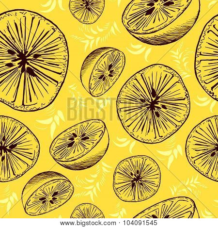 Seamless Orange Pattern