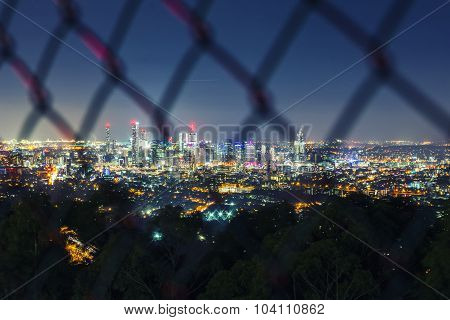 View of Brisbane City from Mount Coot-tha
