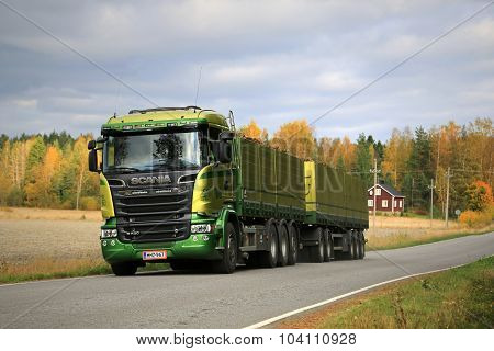 Scania R730 Truck Transports Sugar Beet