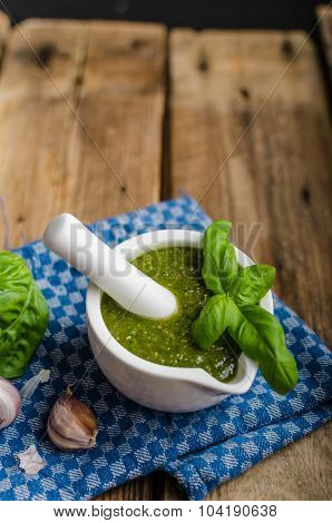 Pesto From Basil And Nots