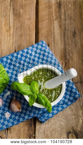 Pesto From Basil And Nots