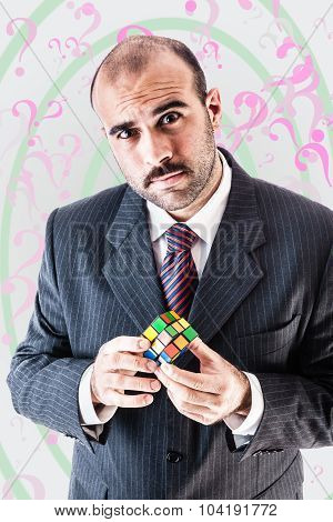 Confused Businessman