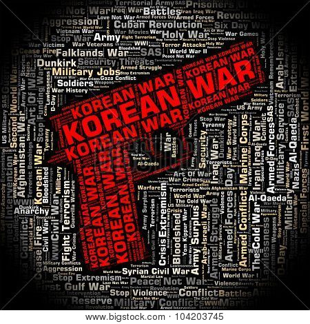 Korean War Shows Pusan Perimeter And Bloodshed