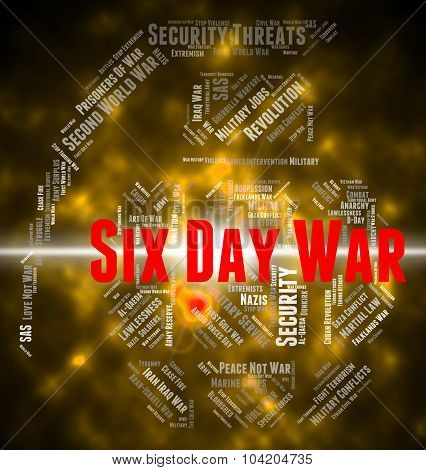 Six Day War Means United Arab Republic And Israel