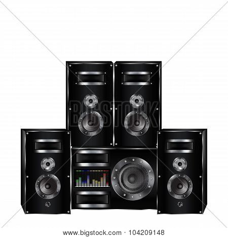 Sound System, Audio Speakers, Loudspeaker