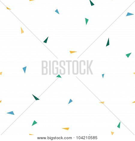 Triangle Background Pattern. Seamless Vector Pattern.