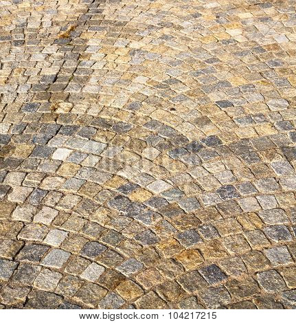 Near Mozzate Street Lombardy Italy  Abstract    Of A Curch And  L Marble