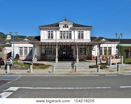JR Nikko train station in Nikko, Japan.