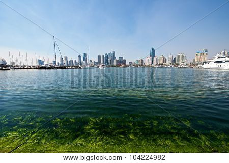 Beautiful Harbor Skyline Of Qingdao