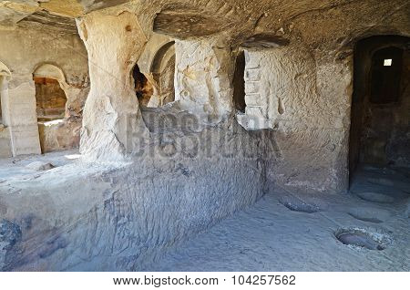 Ancient Winery - One Of The Queens Placement In Cave City Uplistsikhe In Gori Region