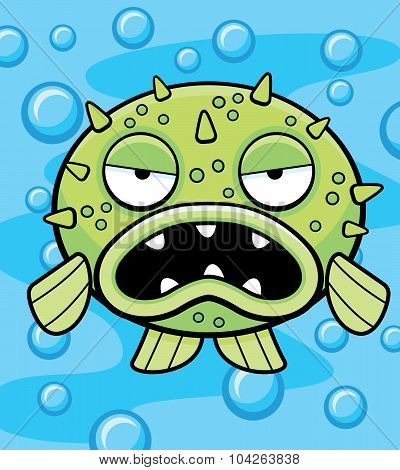 Blowfish Underwater
